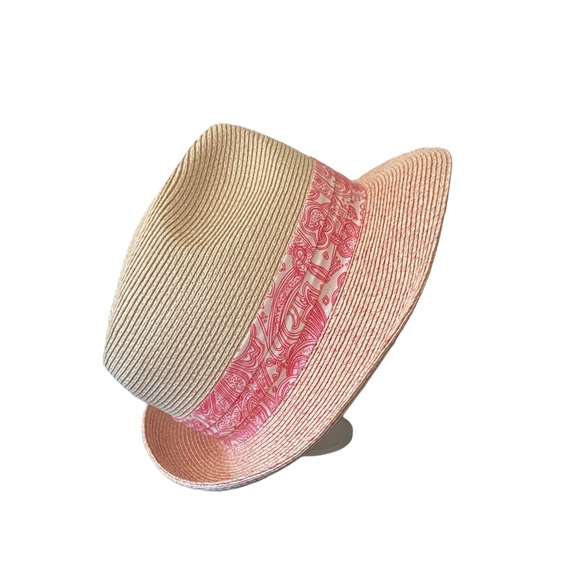 Kooringal women’s Thea Fedora hat,mid size,pink, 2 toned,one size fits most,New - Picture 2 of 6